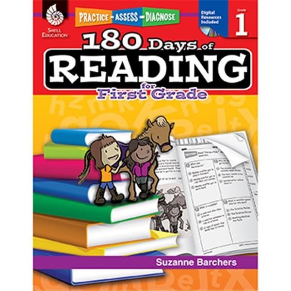 Shell Education Shell Education Sep50922 180 Days Of Reading Book For First SEP50922